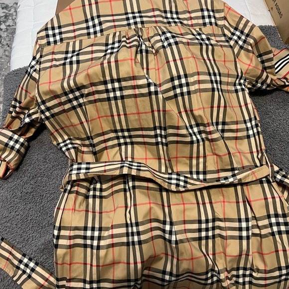 Burberry Check Tie Dress - Picture 2 of 6
